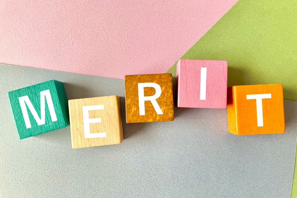 メリットや利点を表す文字のイメージ